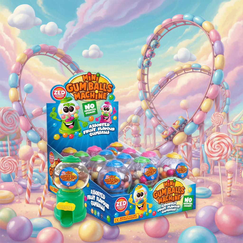 Zed candy bubblegum machines