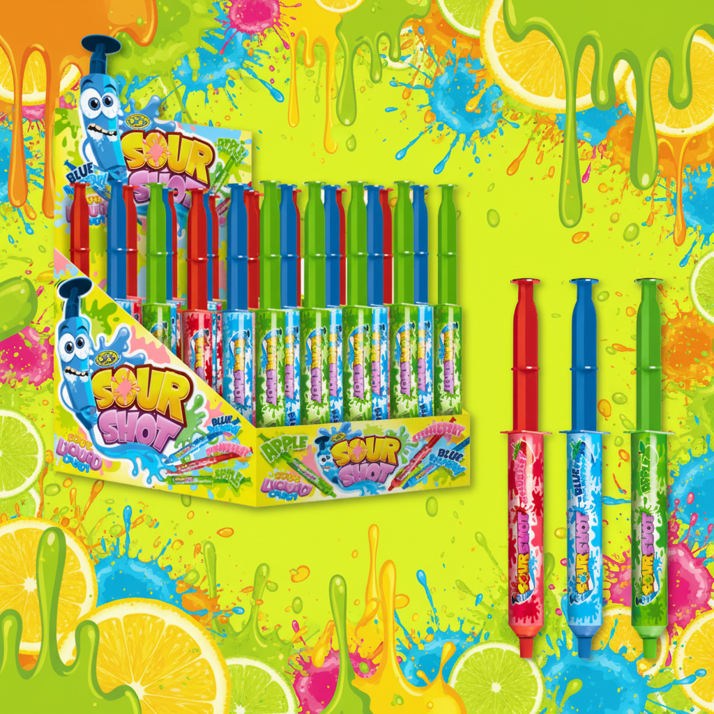 Jo jo sour shot liquid candy