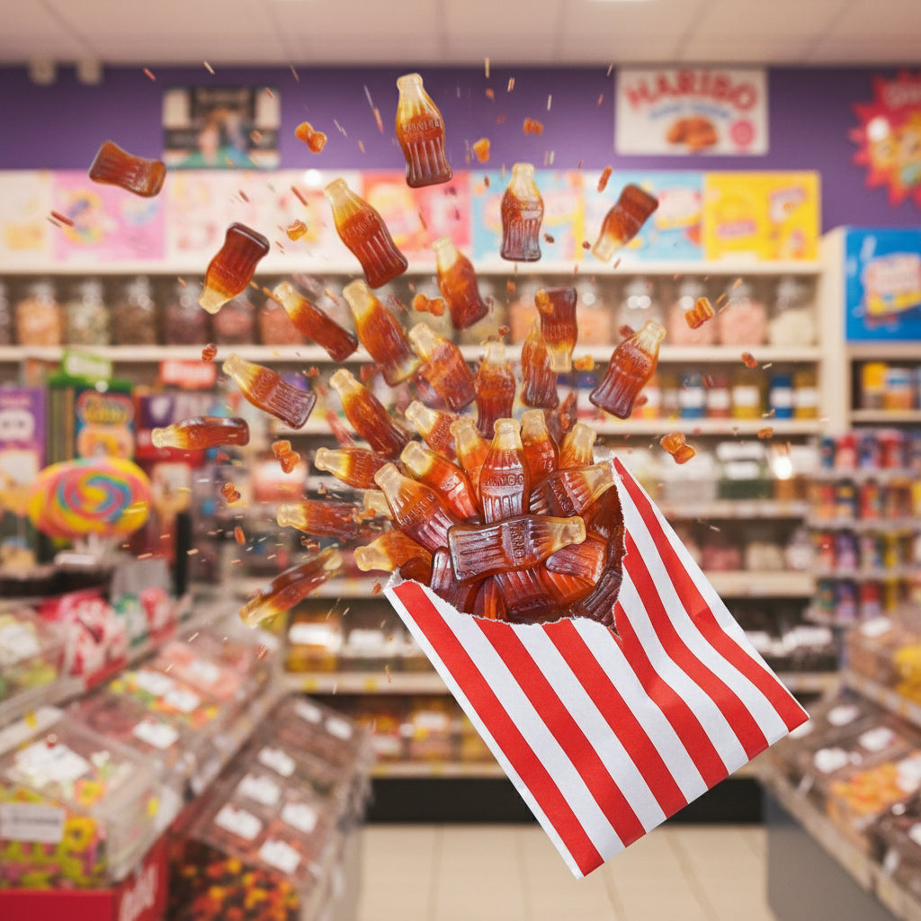 Haribo giant cola bottles