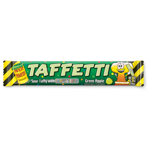Toxic waste taffetti